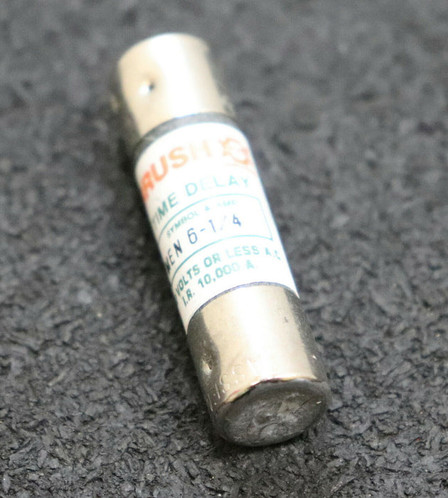 BRUSH 10x Sicherungseinsatz fuse-link MEN 6-1/4 6-1/4A 250V - unbenutzt