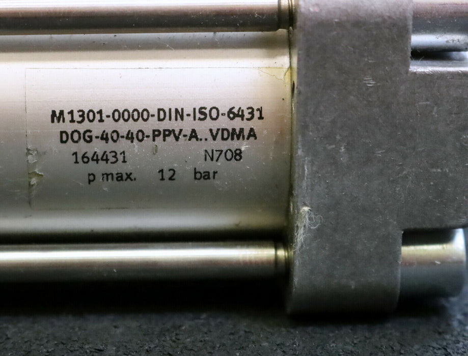 FESTO Pneumatikzylinder DOG-40-40-PPV-A VDMA Art.Nr. 164431 pmax= 12bar
