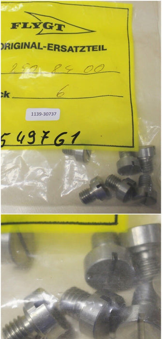 FLYGT Inspektionsschraube 2508400 für Tauchmotorpumpe Typ:2052.170 - 6 Stk