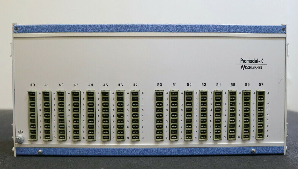 SCHLEICHER Promodul-K PLC KEG 16-40 SN: 24005181 100 Anschlüsse 40-57