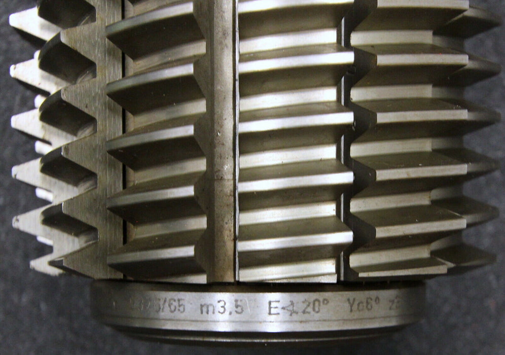 KLINGELNBERG Stollenwälzfräser involute spline hob Vorfräser m= 3,5mm BP III 20°