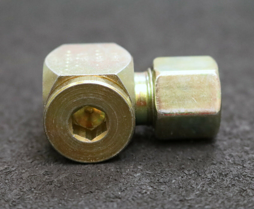 ERMETO Winkel-Schwenkverschraubung WH10-ZLR KDS CF AußenØ10mm G1/4" Stahl