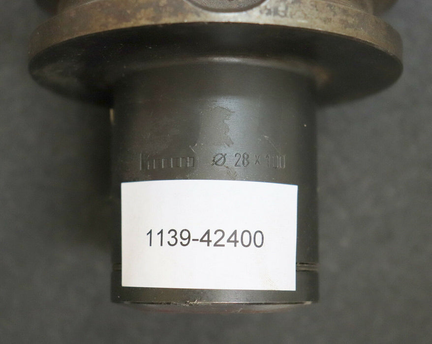 KELCH SK50 Werkzeughalter D28 Grundaufnahme 28x100 GL=250mm MAS BT 50 JIS B 6339