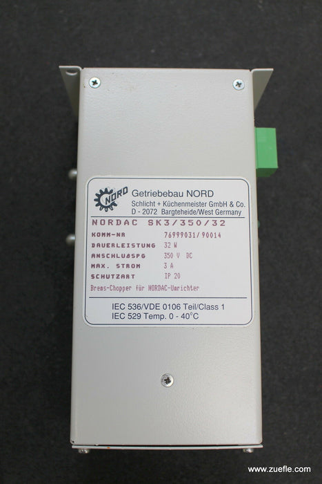 GETRIEBEBAU NORD Brems-Chopper für NORDAC-Umrichter Umrichter NORDAC SK3/350/32
