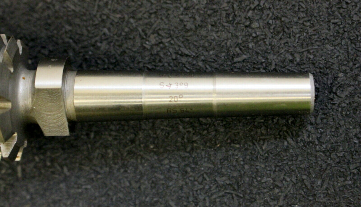 KÖPFER Schneckenrad-Radial-Schaftwälzfräser m=1,5 für SchneckenØ 30,8mm 20° EGW