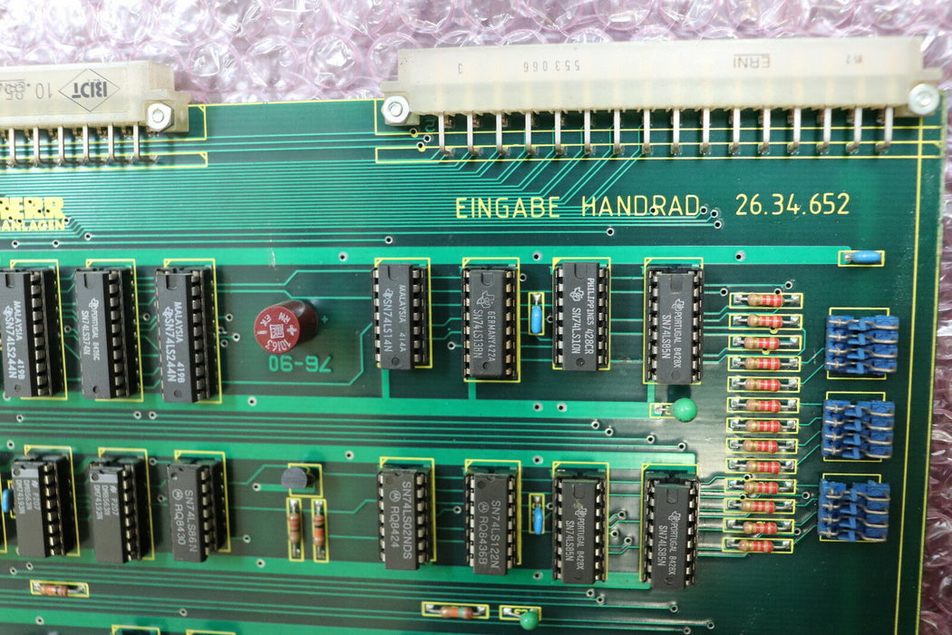 LIEBHERR BDT Platine 76-90 Eingabe Handrad 26.34.652 Ersatz für Modul von ABB BB