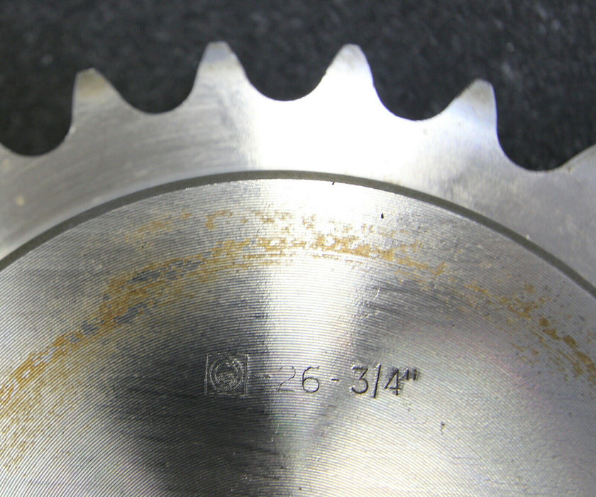 Zweifach-Kettenradscheibe mit einseitiger Nabe ZRS Teilung 3/4"x7/16" Z= 26