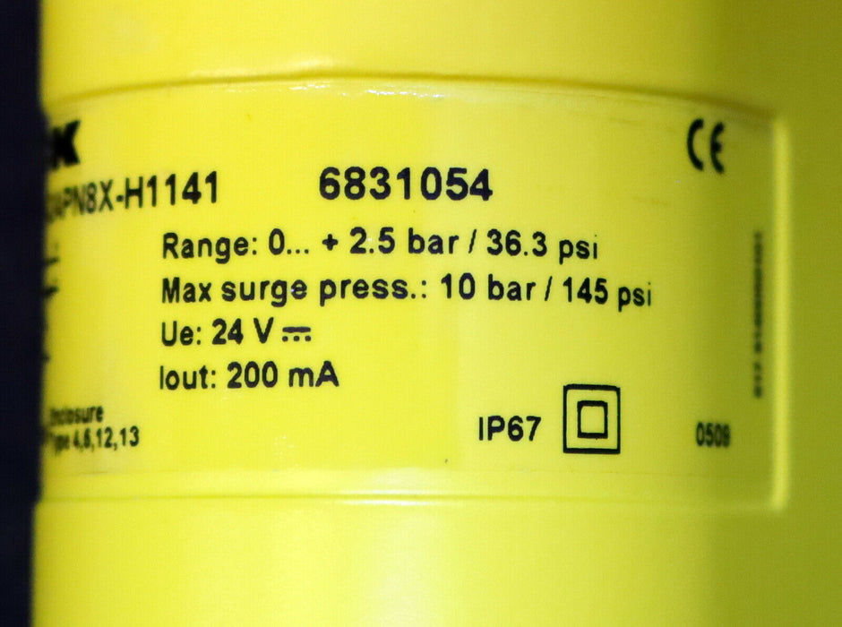 TURCK Druckwächter Pressure control PC002-Gi1/4A1M-2APN8X-H1141 Nr. 6831054