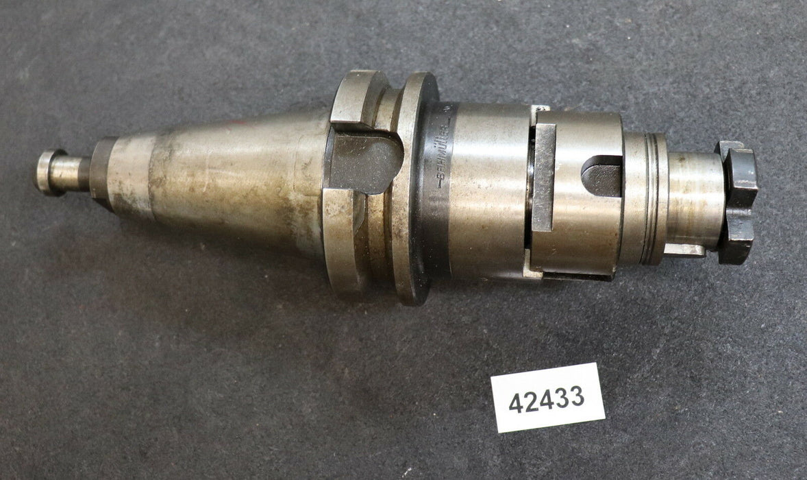 BAHMÜLLER SK 50 Werkzeughalter für Fräseraufnahme mit LKN Bohrung 40mm x 40mm