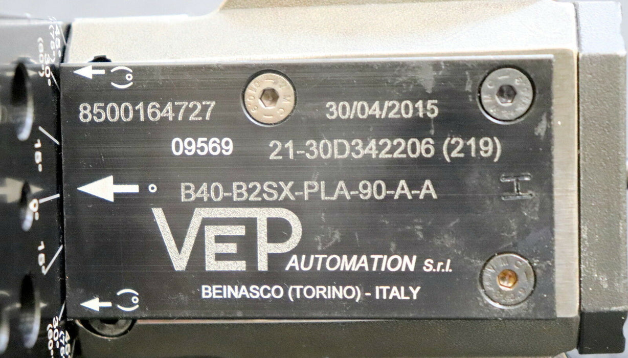 VEP AUTOMATION Flansch-Greifer Greifer-Spanner B40-B2SX-PLA-90-A-A Zylind.Ø 40mm