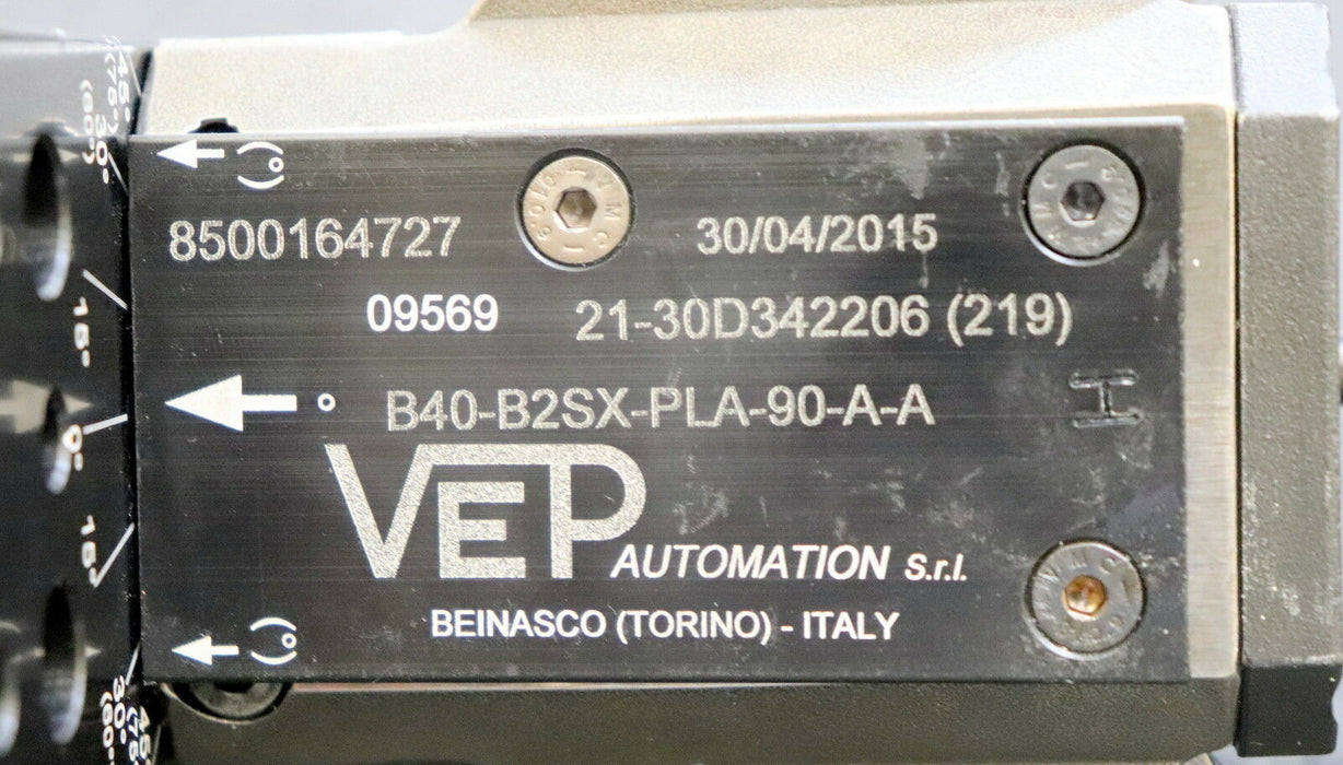 VEP AUTOMATION Flansch-Greifer Greifer-Spanner B40-B2SX-PLA-90-A-A Zylind.Ø 40mm