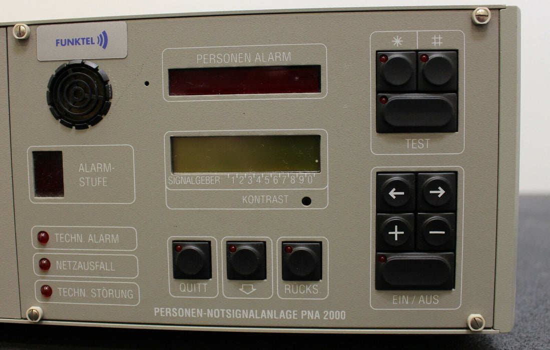 FUNKTEL Personen-Notsignalanlage Gerät PNZ 2070 zu Personen-Notsignalanlage