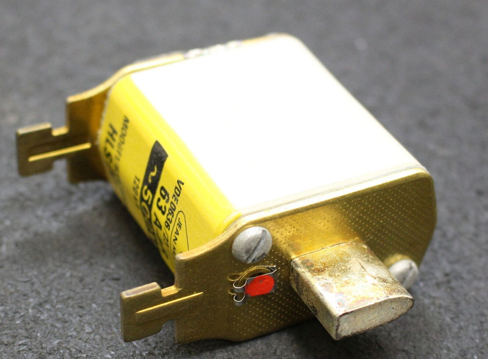 MÜLLER NH-Sicherungseinsatz M00üF1 - 63A - 500V- HLS - Gr.00 - Messerkontakte