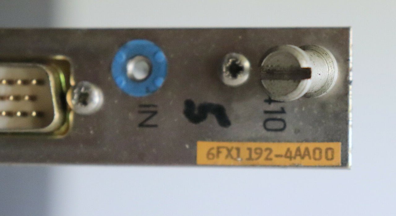 SIEMENS SINUMERIK FGB Digitaleingabe 6FX1192-4AA00 Erzeugnisstand A gebraucht ok
