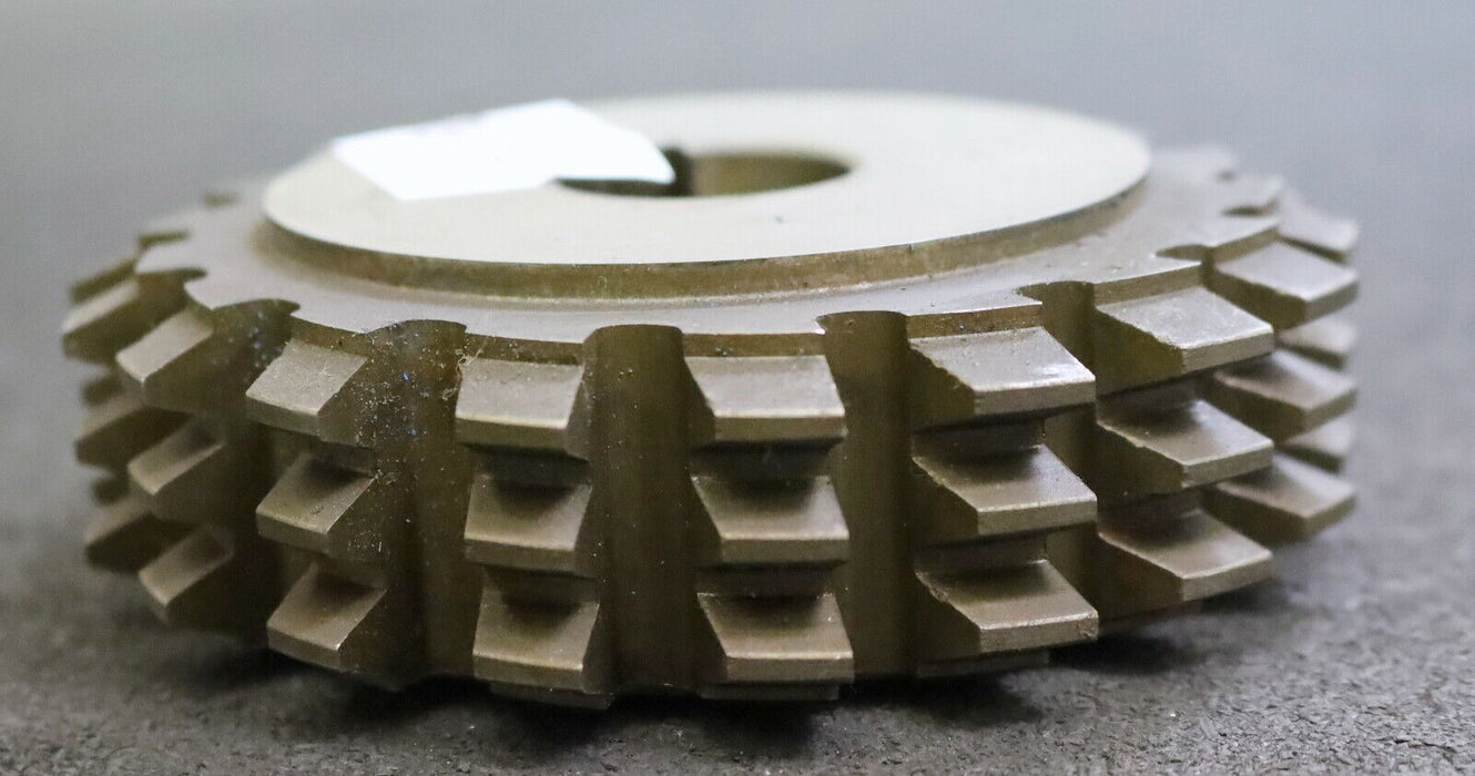 Zahnstangenfräser 3-rillig m=3,0mm 20° EGW Frästiefe 6,5mm Ø118x36xØ27mm