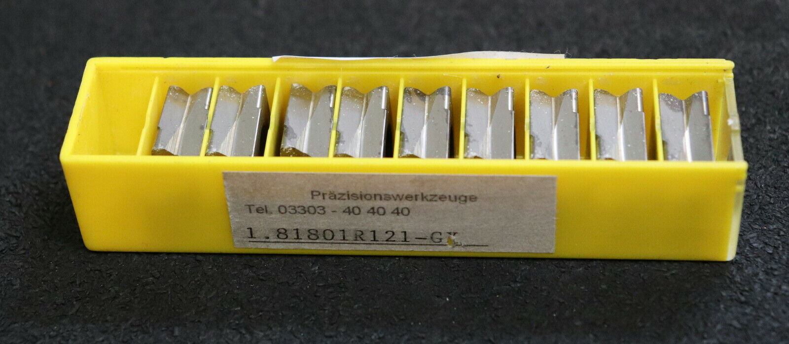 KENNAMETAL 9 Stück Wendeplatten 1.81801R121-GX - unbenutzt