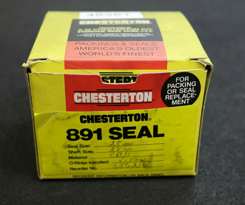 CHESTERTON 891 Rotary Seal Order No. 6562/6 Seal Size 28mm Shaft Size 28mm