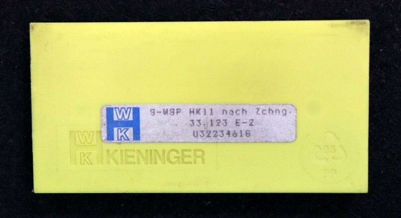 KIENINGER 9 Stück Wendeplatten S-WSP HK11 33.123 E-2 U32 234 618 - unbenutzt