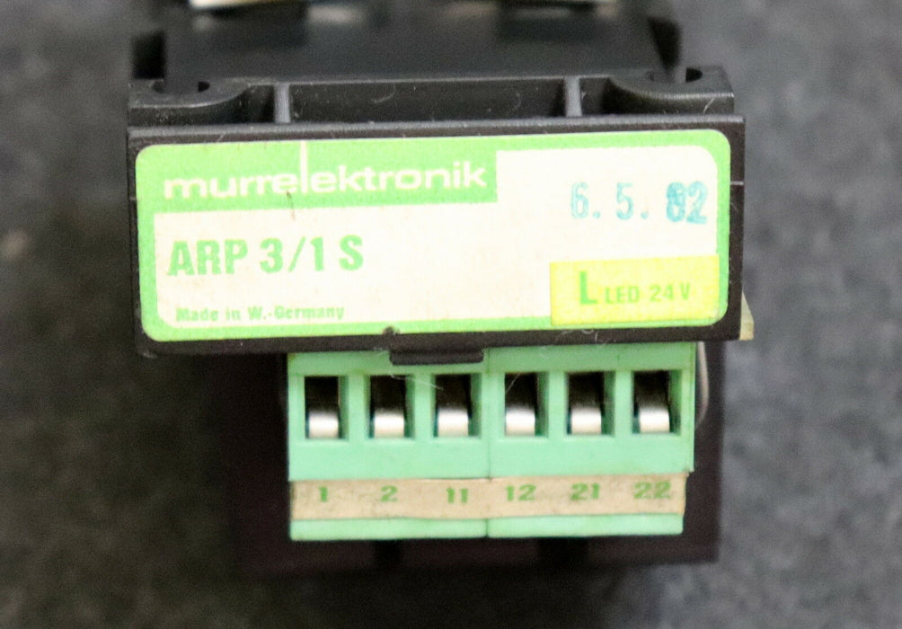 MURRELEKTRONIK Relaisplatte ARP 3/1 S L LED 24V mit 3x ZETTLER AZ 693-560-2