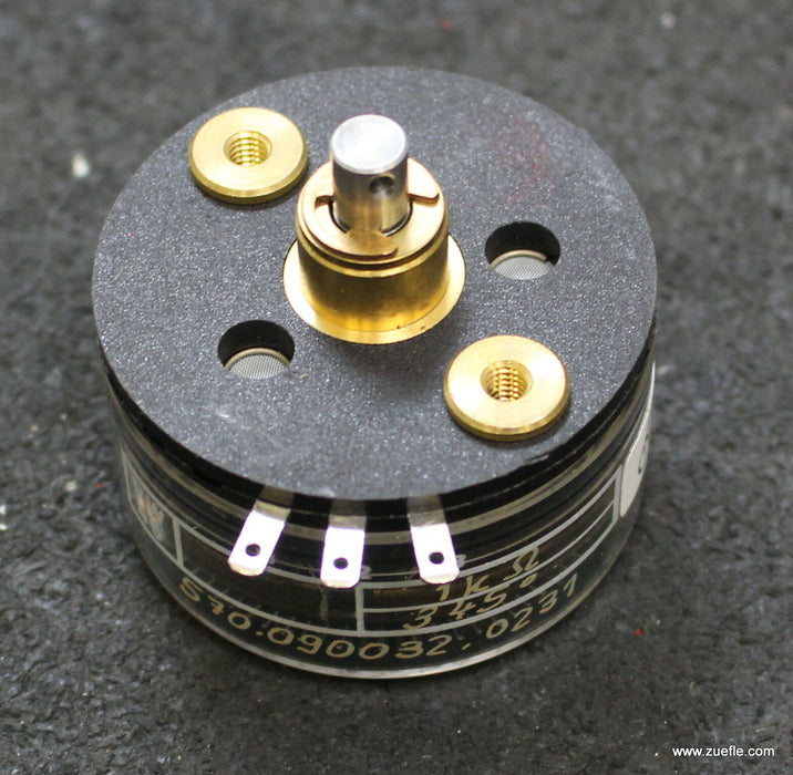 LEWA Präzisions-Rotations-Potentiometer PW45/S - 1000 Ohm - Id 0900320231 - 345°