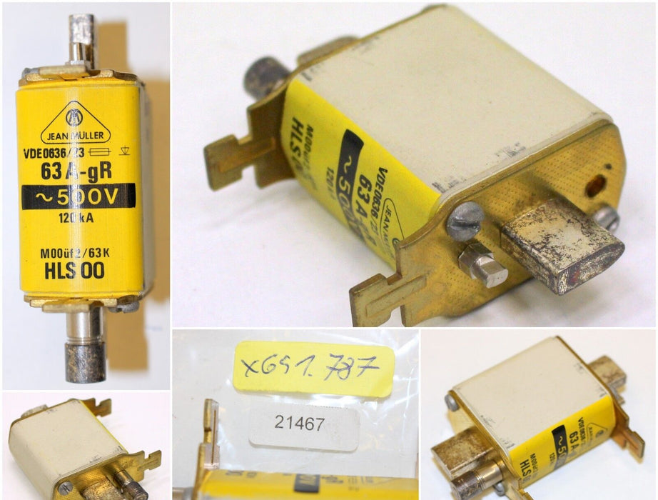 JEAN MUELLER Halbleitersicherung M00 UEF 2 63A