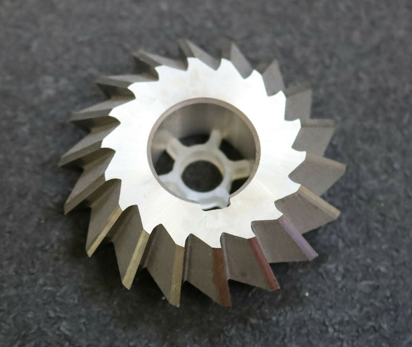 PWS Prismenfräser 90° Abmessungen 63x20x22mm 18 Zähne ähnlich DIN847 HSS/DMo5