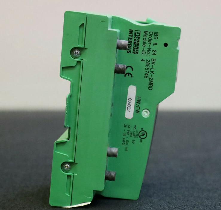 PHOENIX CONTACT Buskoppler IBL IL 24 BK-LK-2MBD Order-Nr. 2855745 unbenutzt