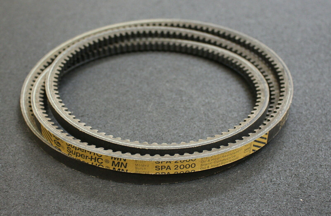 GATES Schmal-Keilriemen gezahnt Super-HC Profil SPA2000 Oil & Heat resistant