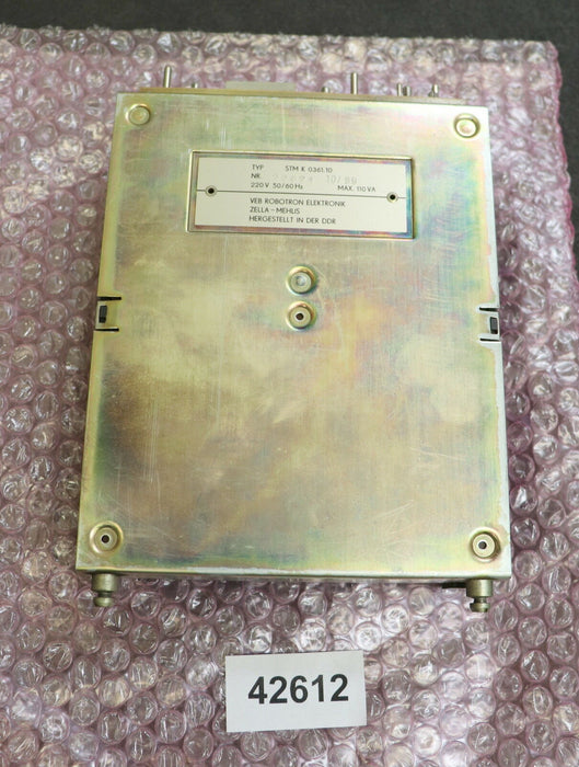 ROBOTRON Netzteil STM K 0361.10 15V / 3,3A gebraucht