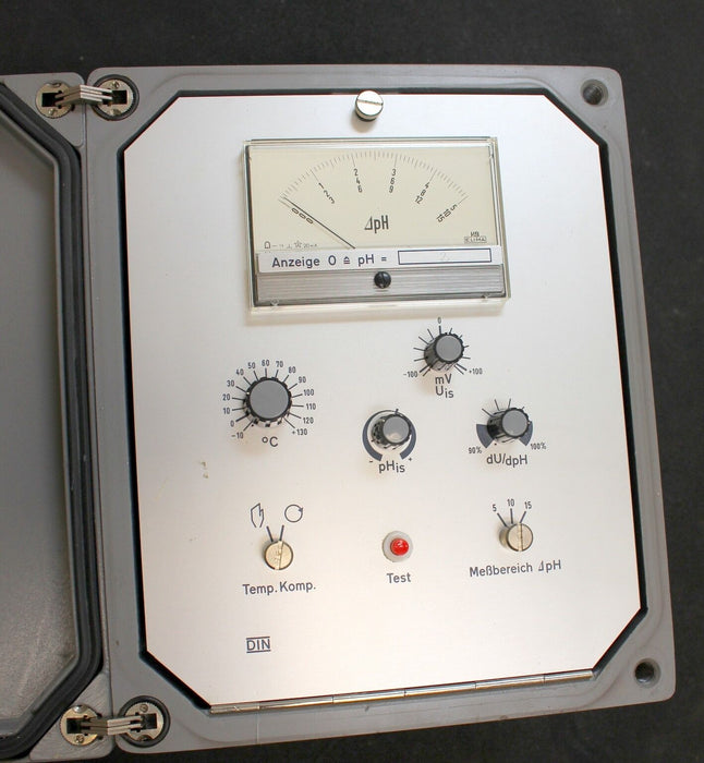 HARTMANN&BRAUN Betriebs-pH-Messer Elima M57937 220VAC 40-60Hz 15VA Ausgang 20mA