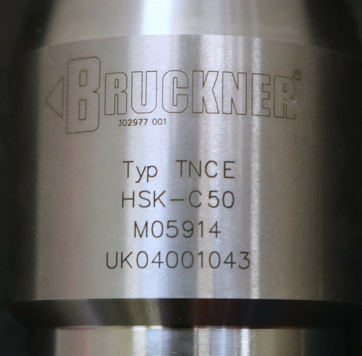 BRUCKNER Mitlaufende Hochleistungsspitze T-Linie TNC E Aufnahme HSK-C50