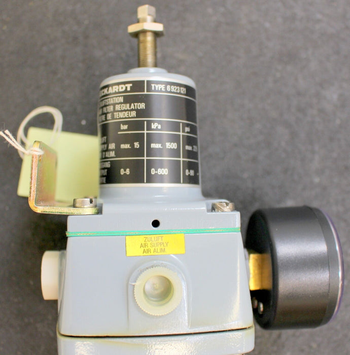 ECKARDT Zuluftstation Typ 6923 121 - Anzeigebereich 0-10 bar - Art.Nr. 81/079920