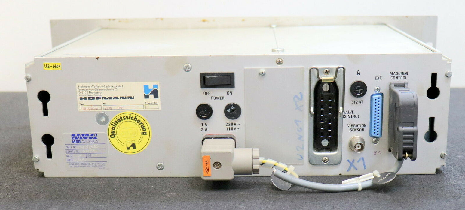 HOFMANN Hydrokompenser Bedienterminal HK5000 / 6 No. 6470 1991 110/220VAC