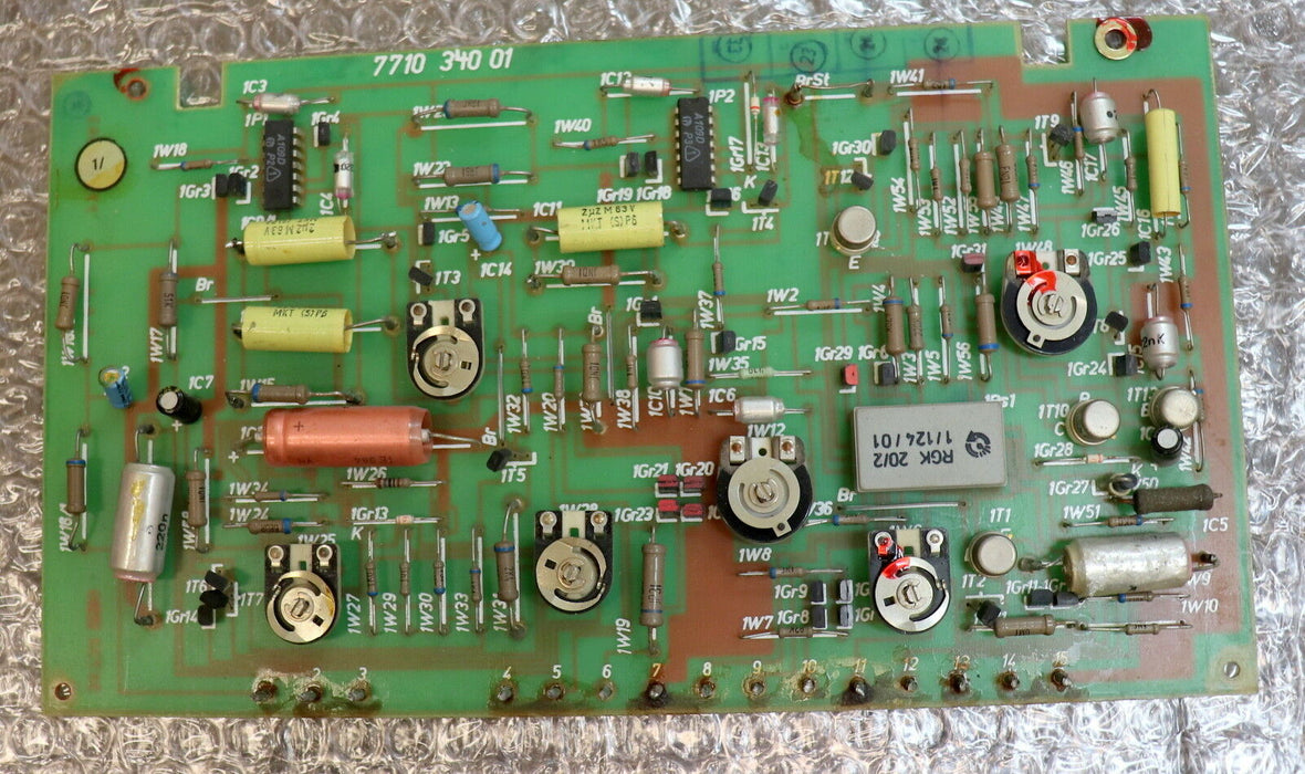 VEM NUMERIK RFT DDR Platine ESE 7710 340 01 RFT 31079 gebraucht - geprüft - ok