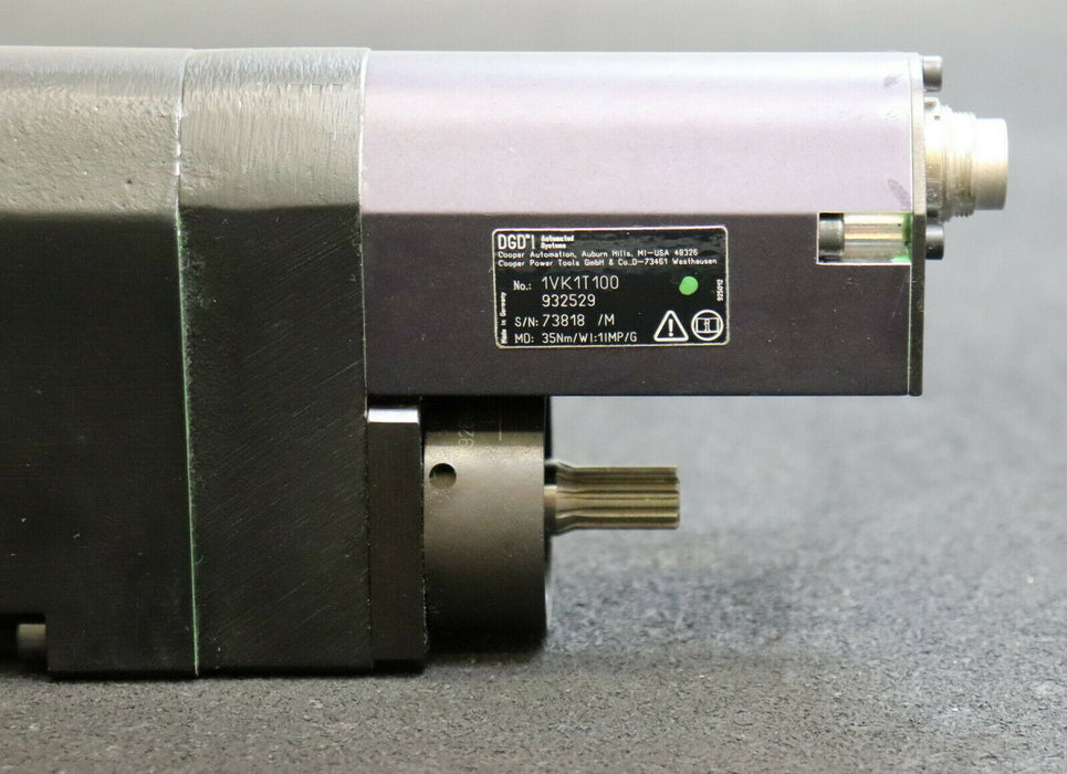 DGD COOPER TOOLS Messwertaufnehmer Typ 1VK1T100 Nenndrehmoment 35Nm ID 932522