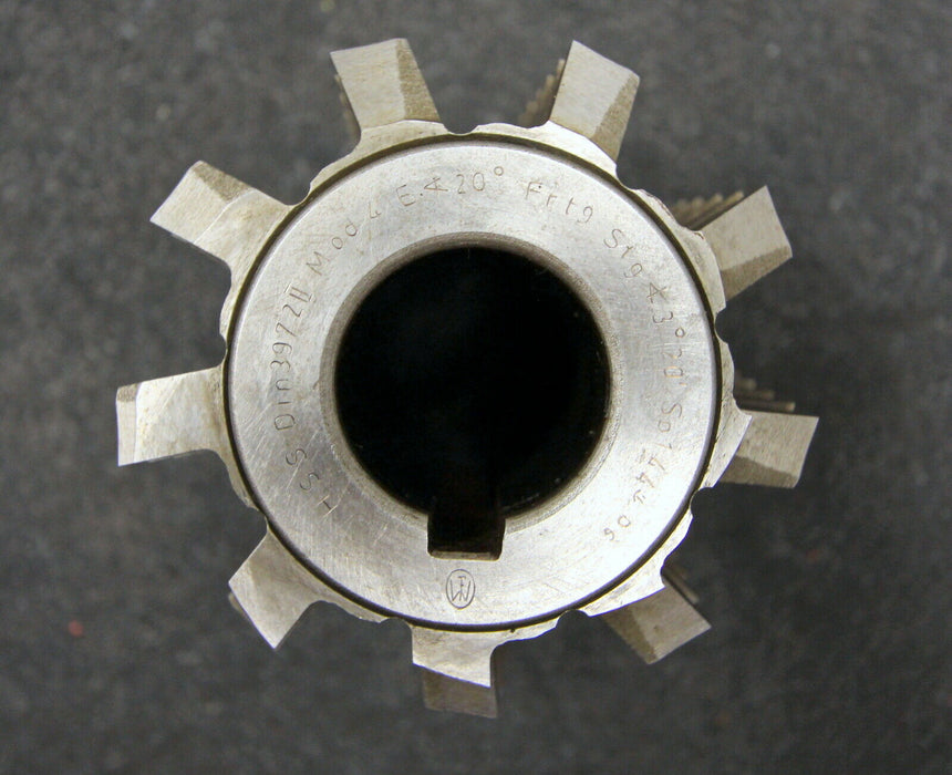FETTE Vollstahlwälzfräser gear hob m= 4mm BP II DIN3972 20° EGW Ø75x80xØ27mm LKN