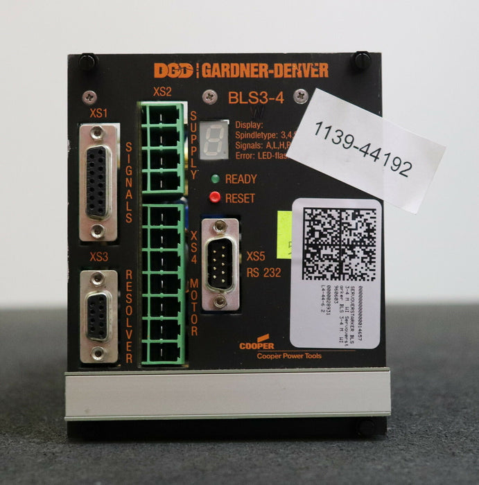 GARDNER-DENVER Controller Servoverstärker BLS3-4 Spindlety 3,4,S Signals A L H P
