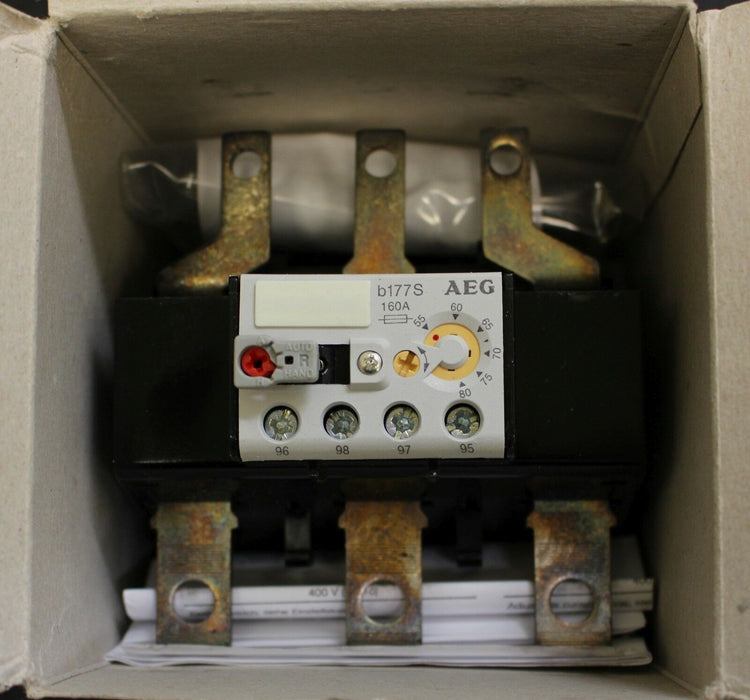 AEG Thermisches Überstromrelais thermal overload relay b 177 S 55-80A für LS47
