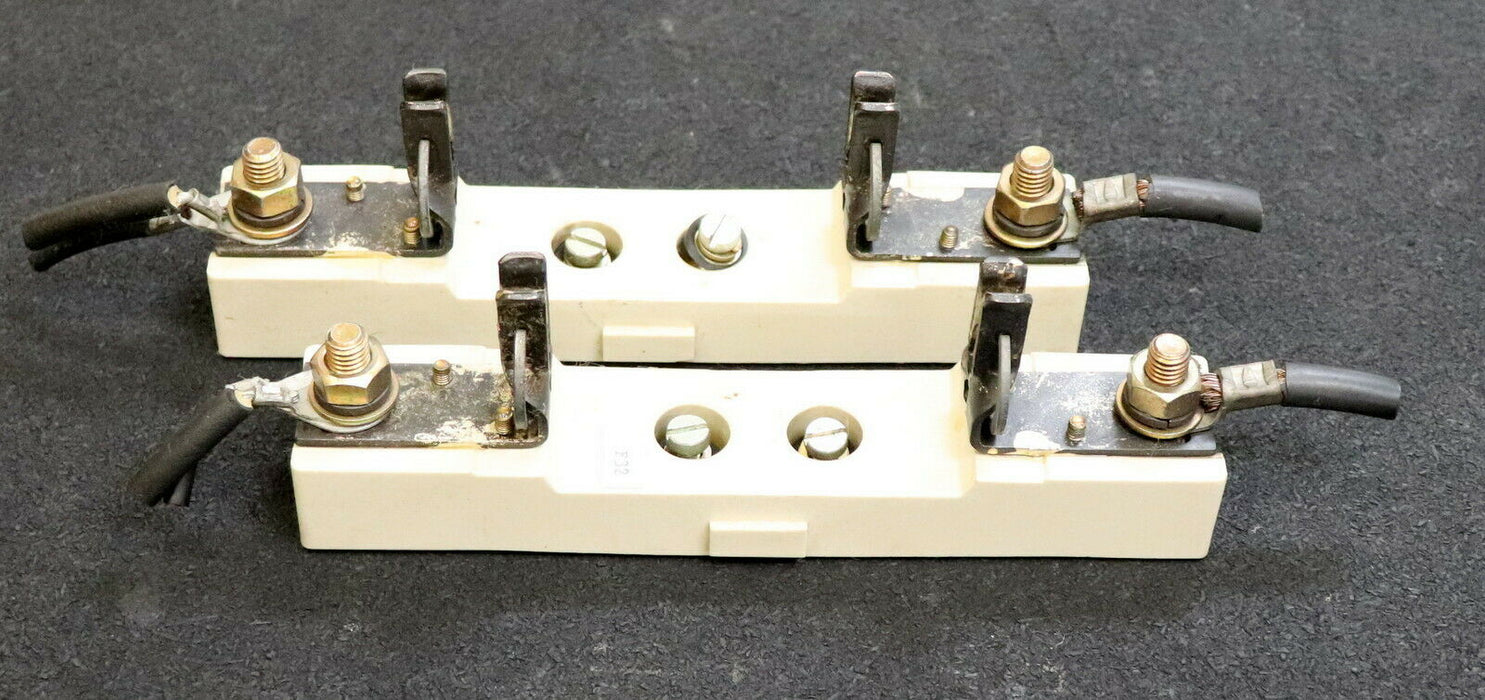 SIEMENS 2 Stück NH-Sicherungsunterteil 3NH712 1-polig 100A - gebraucht