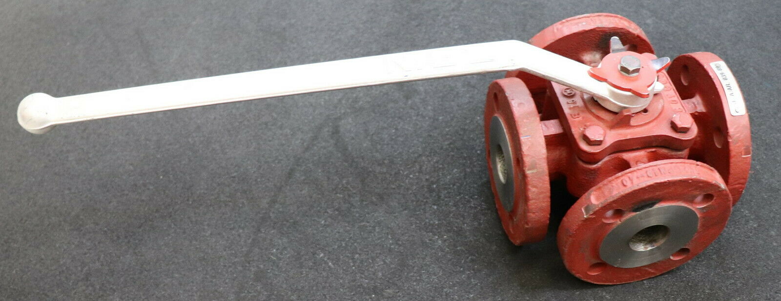TUFLIN Vierwegehahn DN25 PN40 GGG40 PN10-40 mit Verstellhebel — happy ...