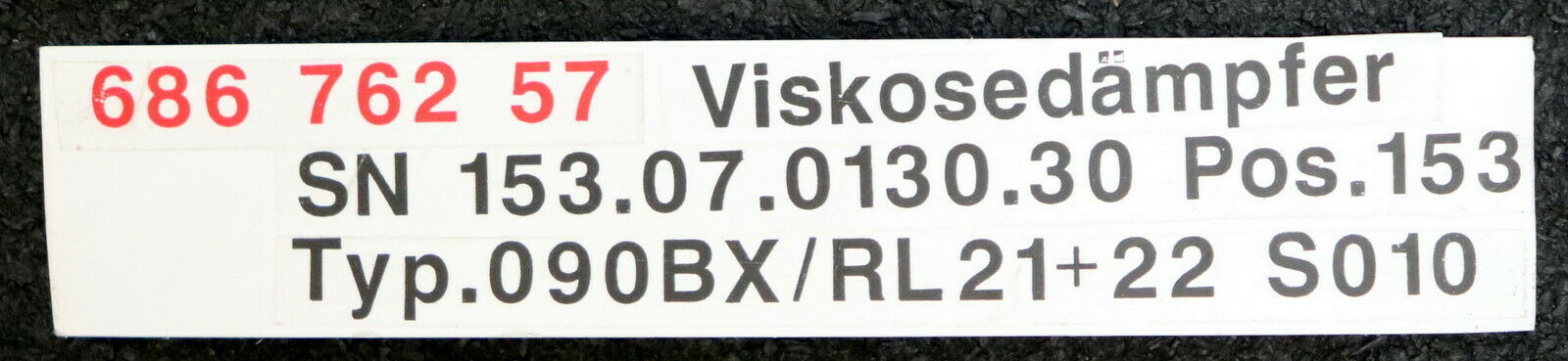 SEMPELL Viskosedämpfer SN153 Typ 090BX für Ventil 21-22 S 10 RL 23 S93 - 20bar