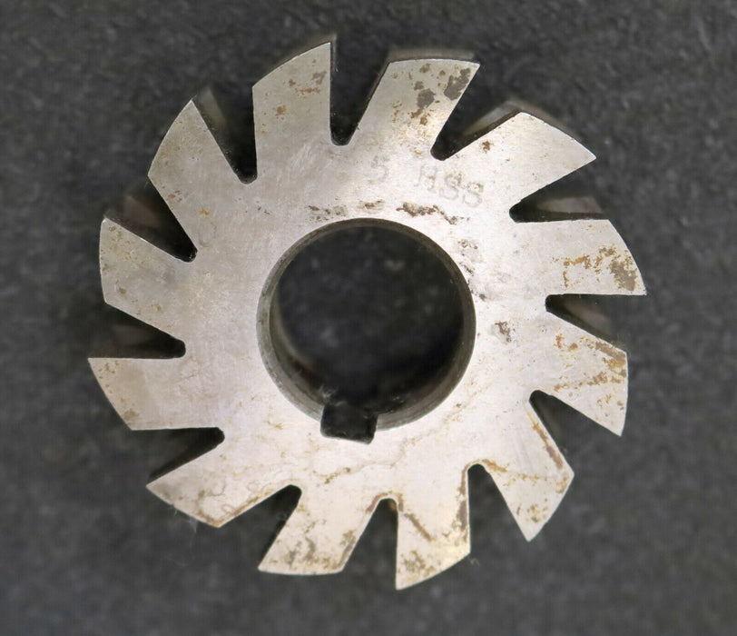 Halbrund-Formfräser konkav Radiusfräser Radius 5mm Abmessungen Ø63x20xØ22mm