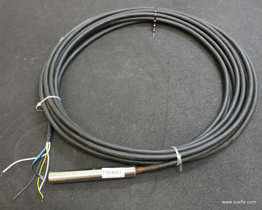 HBM Überdruckaufnehmer P12 Fabrikationsnummer 62576 1bar=9,7mV/V Kabellänge 10m