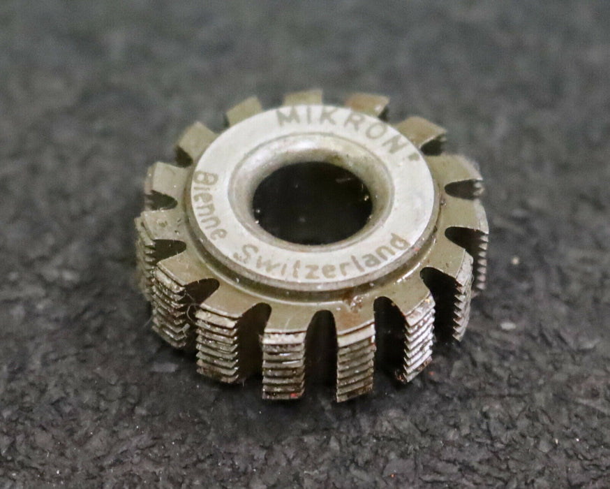 MIKRON Vollstahl-Wälzfräser No. 88292 m= 0,253 ho= 0,658 - Ø24x10xØ8mm