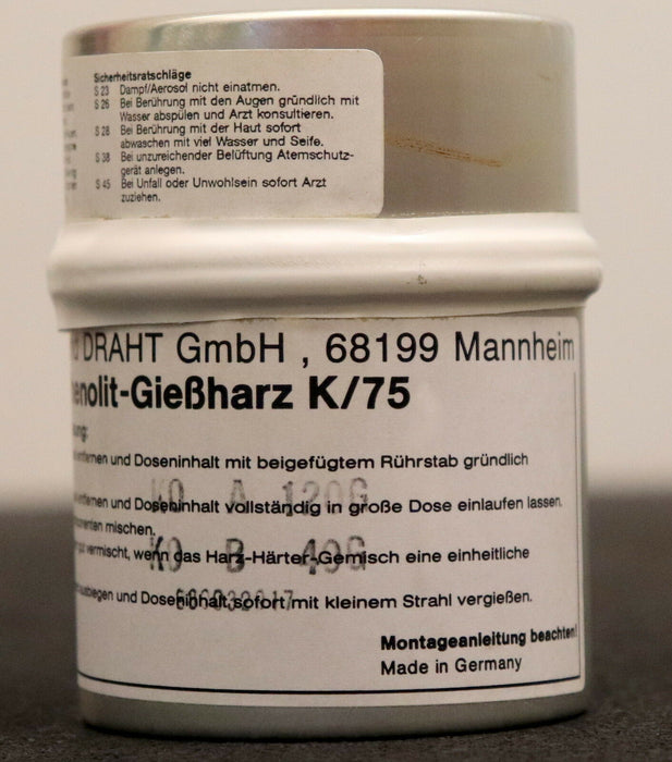 ABB Rhenolit-Gießharz K/75 Dose mit 0,16kg Inhalt unbenutzt
