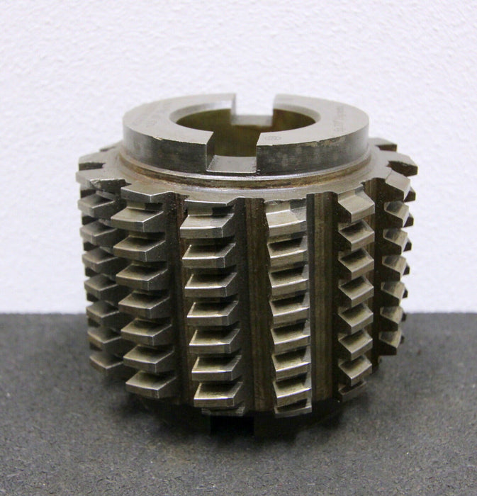 Vollstahlwälzfräser gear hob m= 2,5mm 15° EGW Ø100x85xØ40mm mit beidse. Quernut