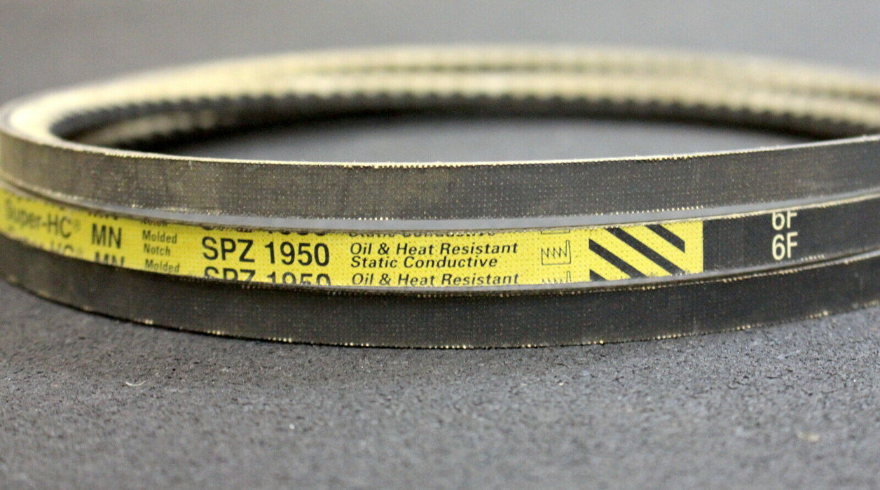 GATES Schmal-Keilriemen gezahnt Super-HC Profil SPZ1950 Oil & Heat resistant