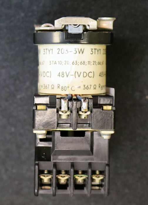 SIEMENS Kontroll-Relais 3TA6802-4B Nennspannung 48VDC 2S + 2Ö Ith = 16A