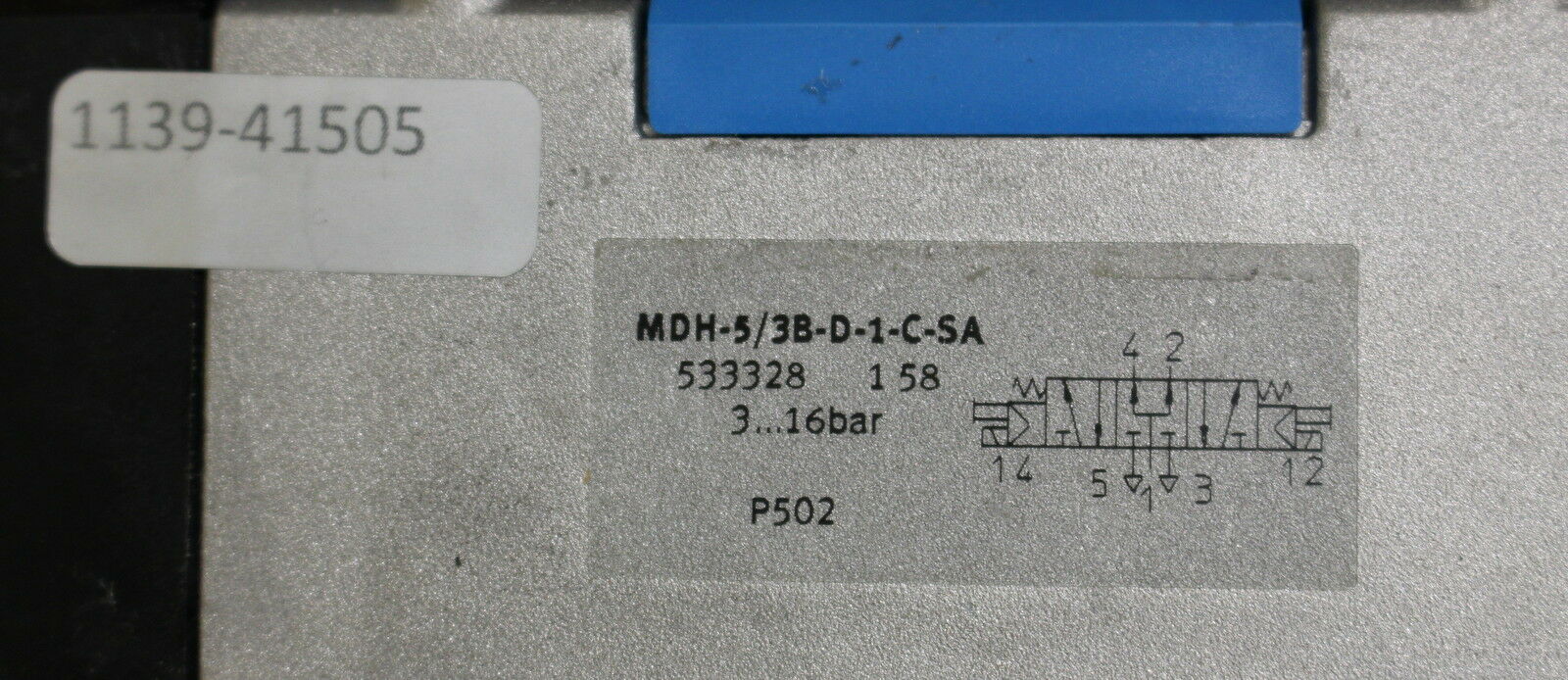 FESTO Pneumatik 5/3-Wegeventil MDH-5/3-D-1-C-SA Artikelnummer 533328 158