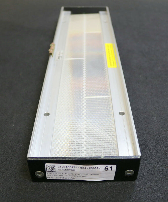 HAUSHAHN / SCHMIDT /SICK Reflektor Reflexionsfläche 440x70mm SICK Nr. PN 70-4